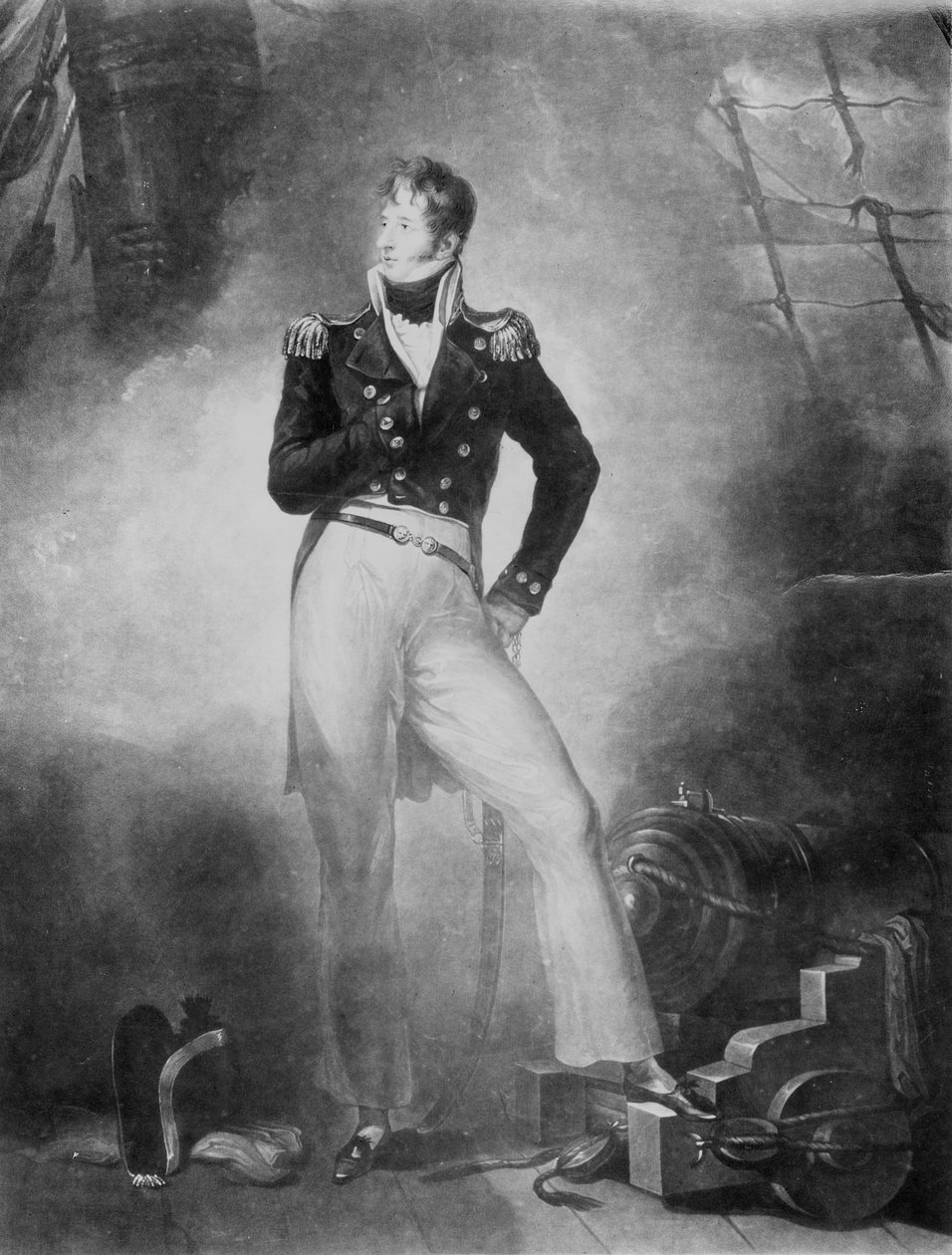 Admirál Thomas Cochrane, 10. hrabě z Dundonaldu, rytý Charles Turner, 1809 (mezzotinta) od Peter Eduard Stroehling
