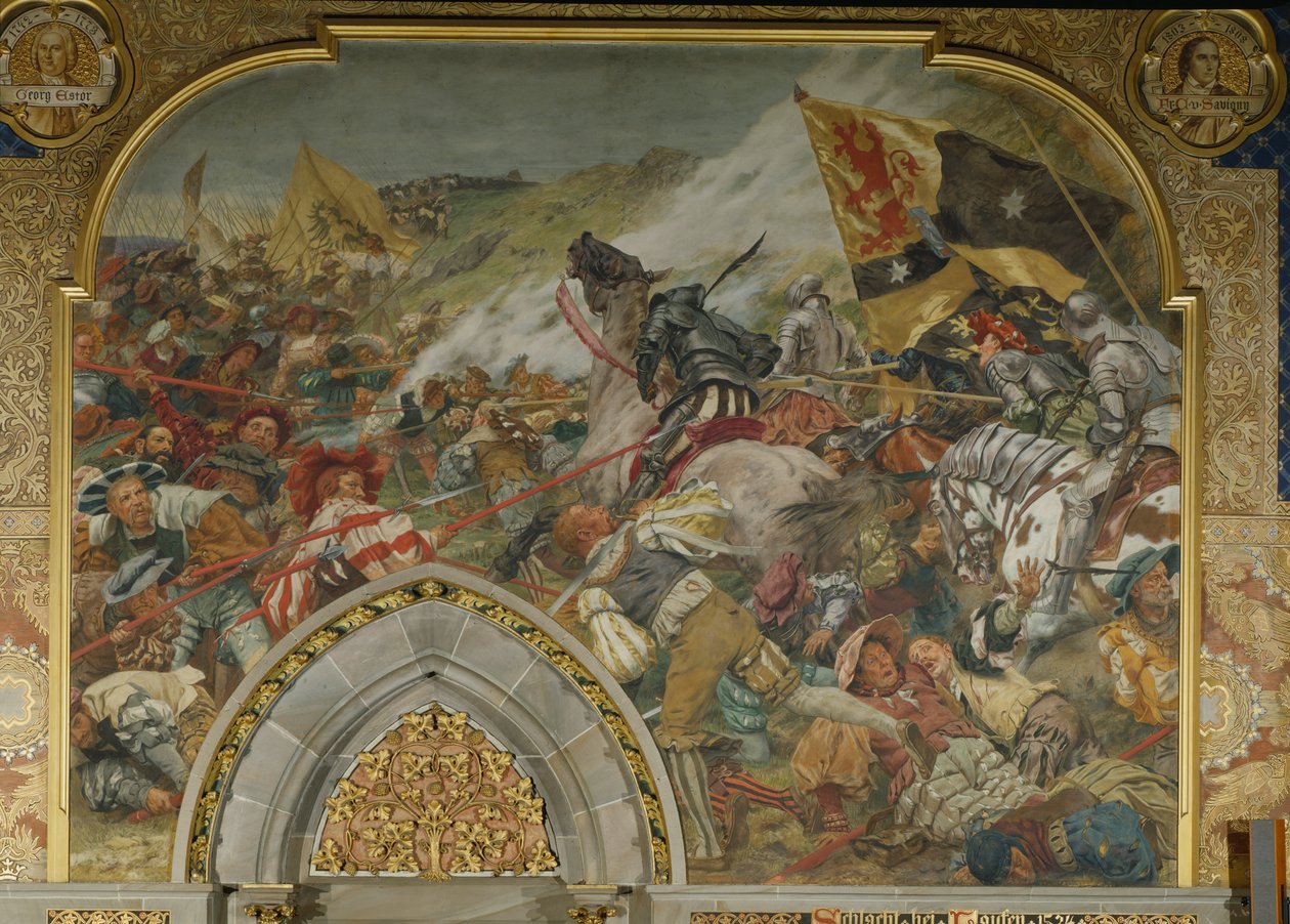 Bitva u Lauffenu v roce 1534, 1903 od Peter Johann Theodor Janssen