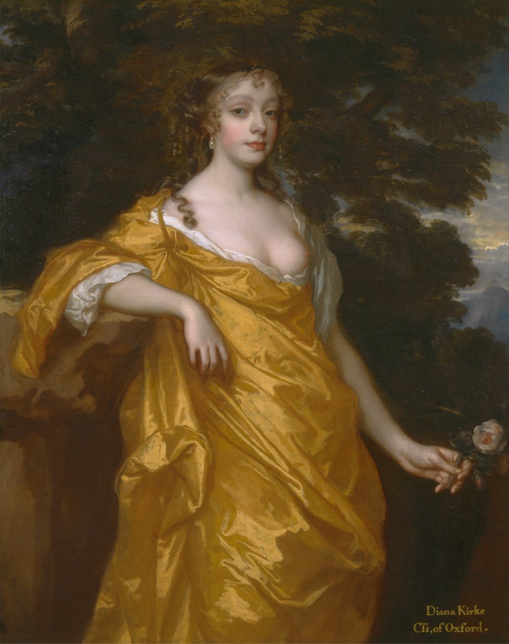 Diana Kirkeová, pozdější hraběnka z Oxfordu od Peter Lely
