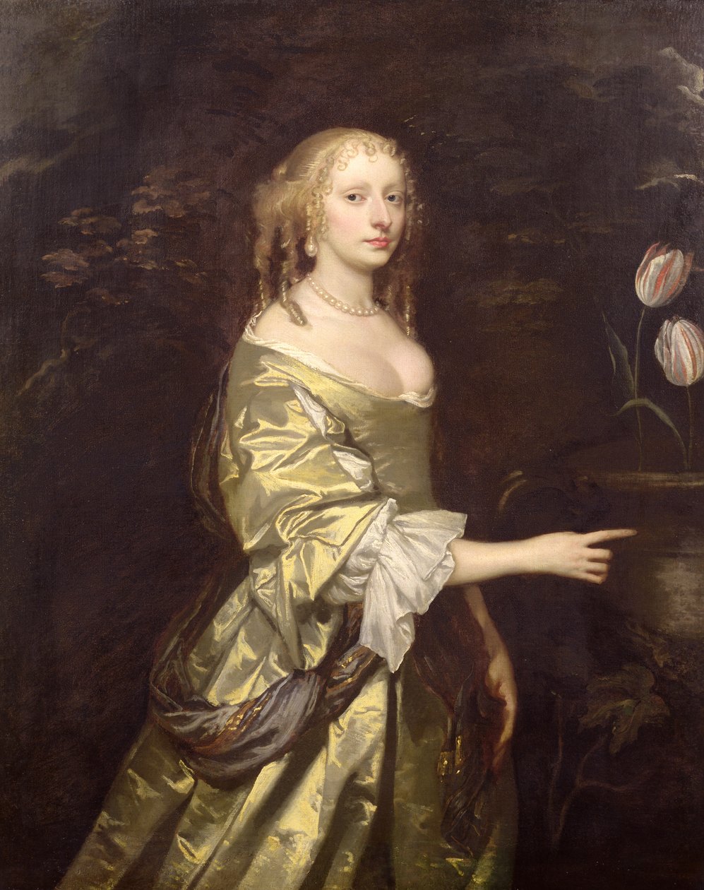 Elizabeth, lady Wilbrahamová (1631-1703) od Peter Lely