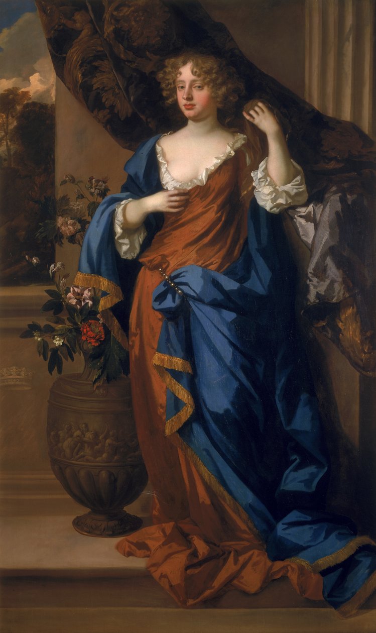 Jane Bickerton, vévodkyně z Norfolku, kolem roku 1677 od Peter Lely