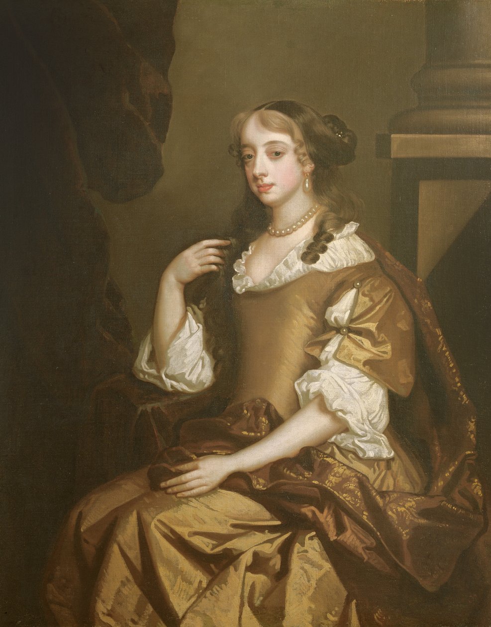 Louise de Penacoet de Kerouaille (1649-1734) vévodkyně z Portsmouthu od Peter Lely
