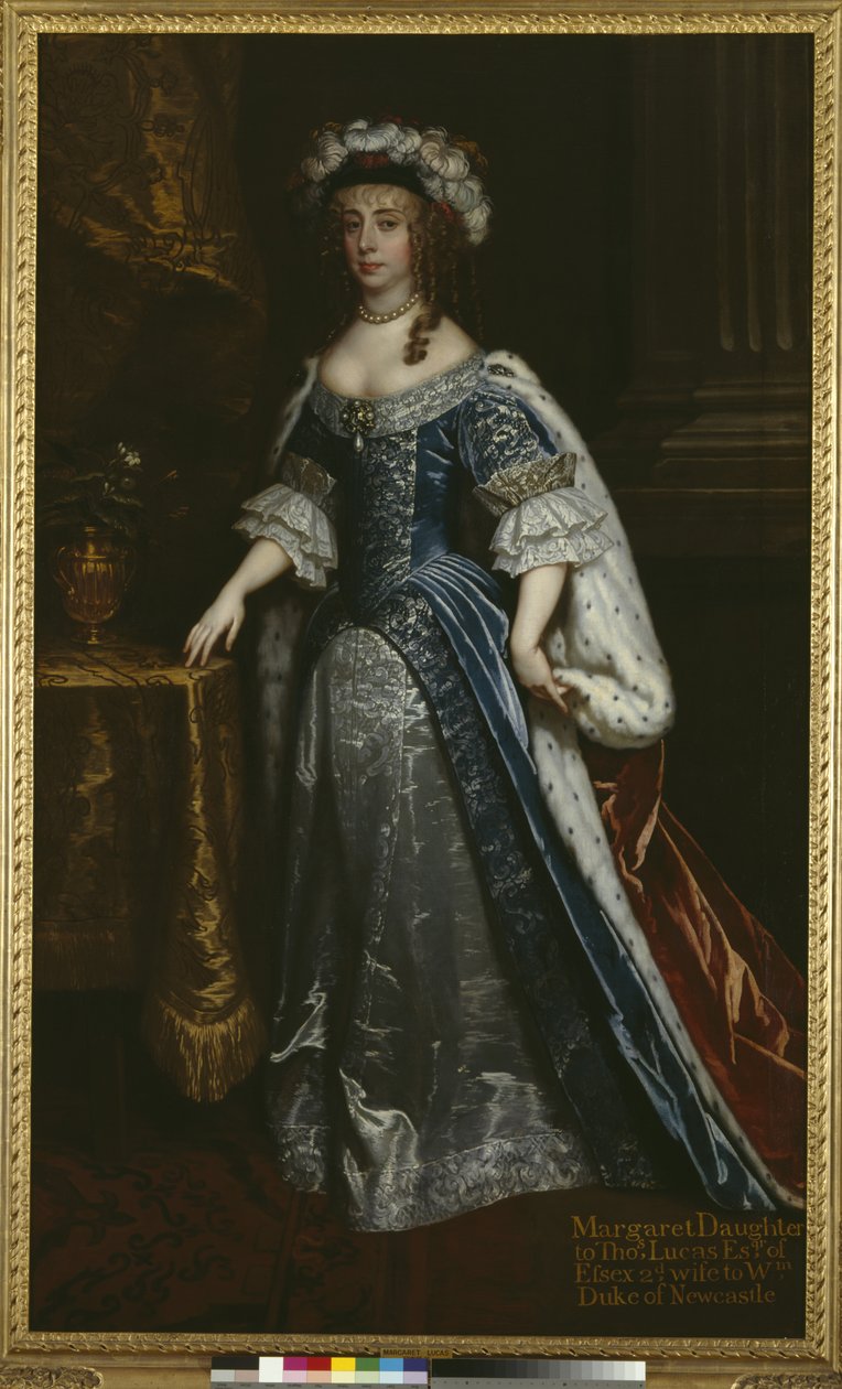 Margaret Lucasová, vévodkyně z Newcastlu, kolem roku 1665 od Peter Lely
