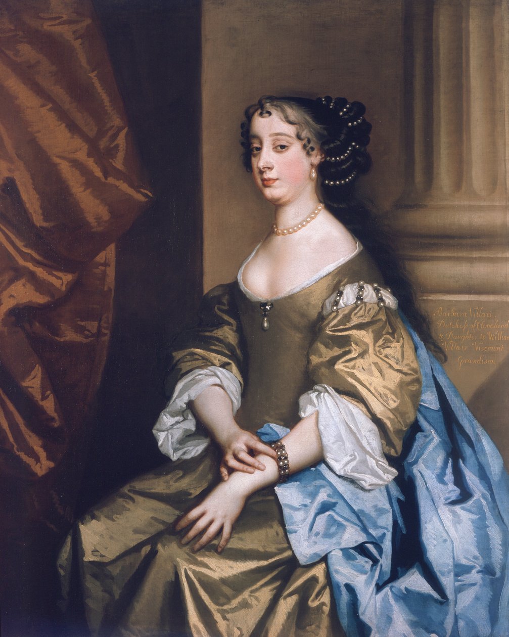 Portrét Barbary Villiersové od Peter Lely