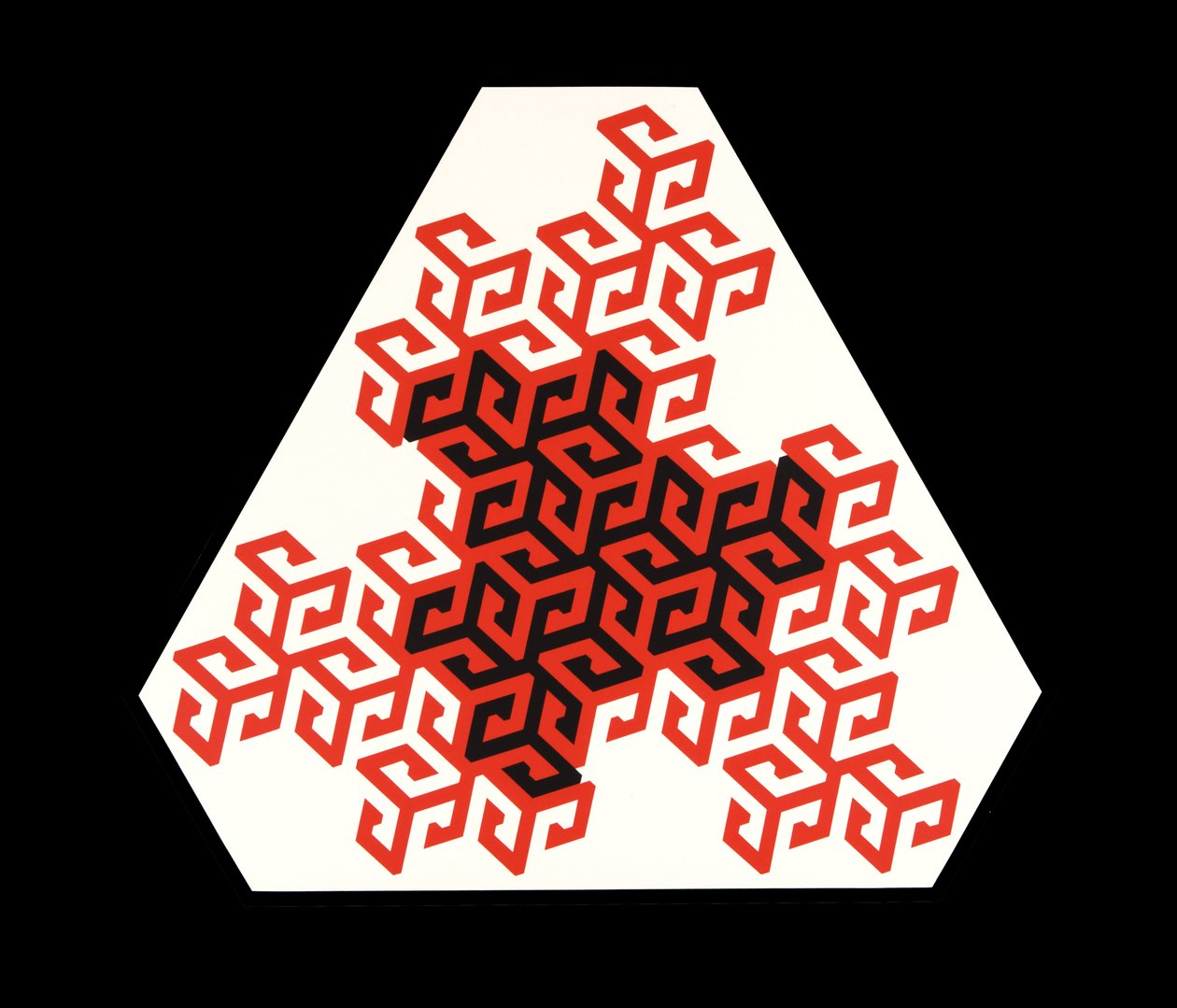 Mandala, 1986 (původní síťová grafika) od Peter McClure