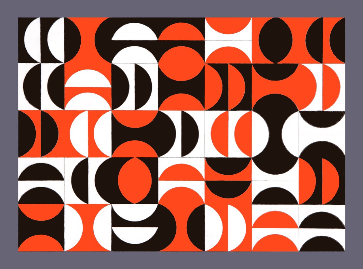 Segmentace, 2008 (akryl na plátně) od Peter McClure
