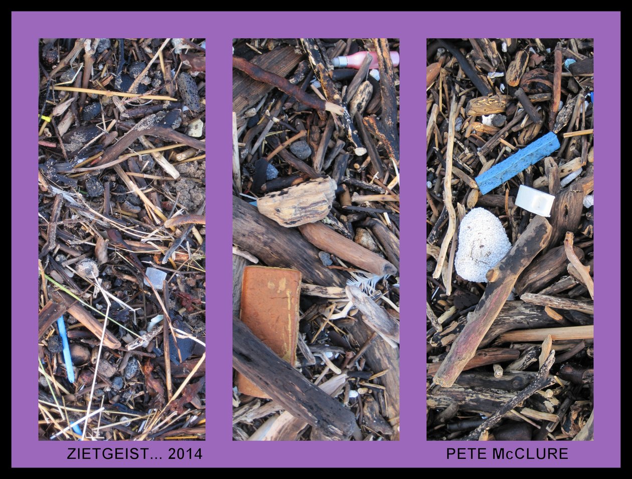 ZIETGEIST TRIPTYCH, 2013, (fotomontáž) od Peter McClure