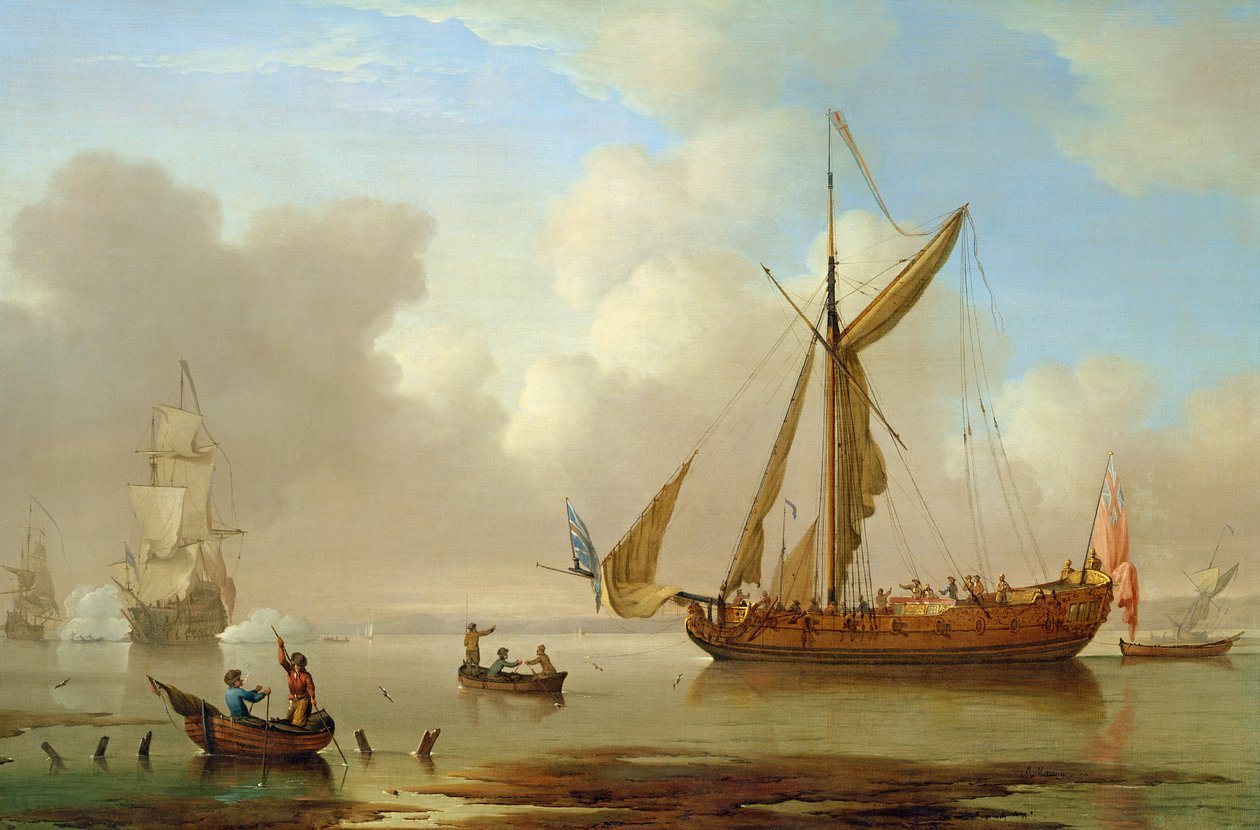 Royal Yacht se uklidnil v Anchor od Peter Monamy