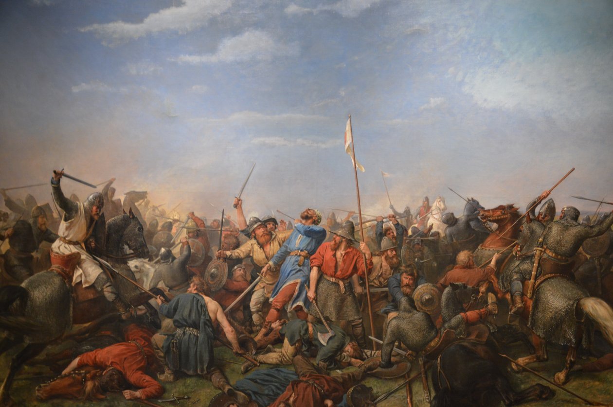 Bitva o Stamford Bridge od Peter Nicolai Arbo