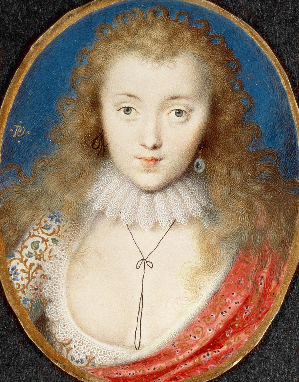 Portrét dívky, pravděpodobně Venetia Stanley (1600-33), později Lady Digby od Peter Oliver