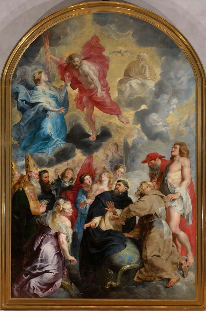 Svatí zachraňující svět před Kristovým hněvem od Peter Paul Rubens