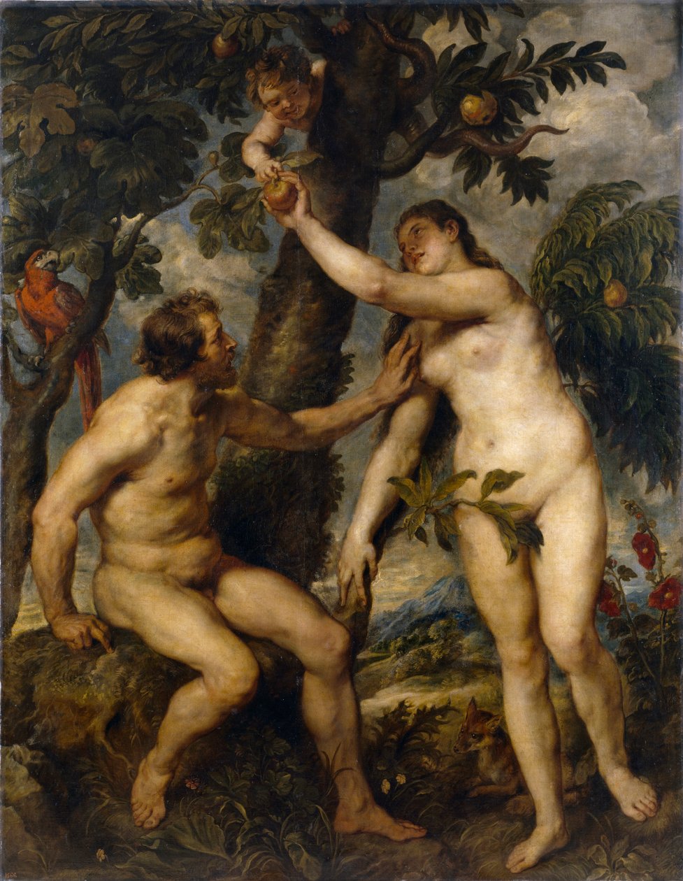 Adam a Eva od Peter Paul Rubens