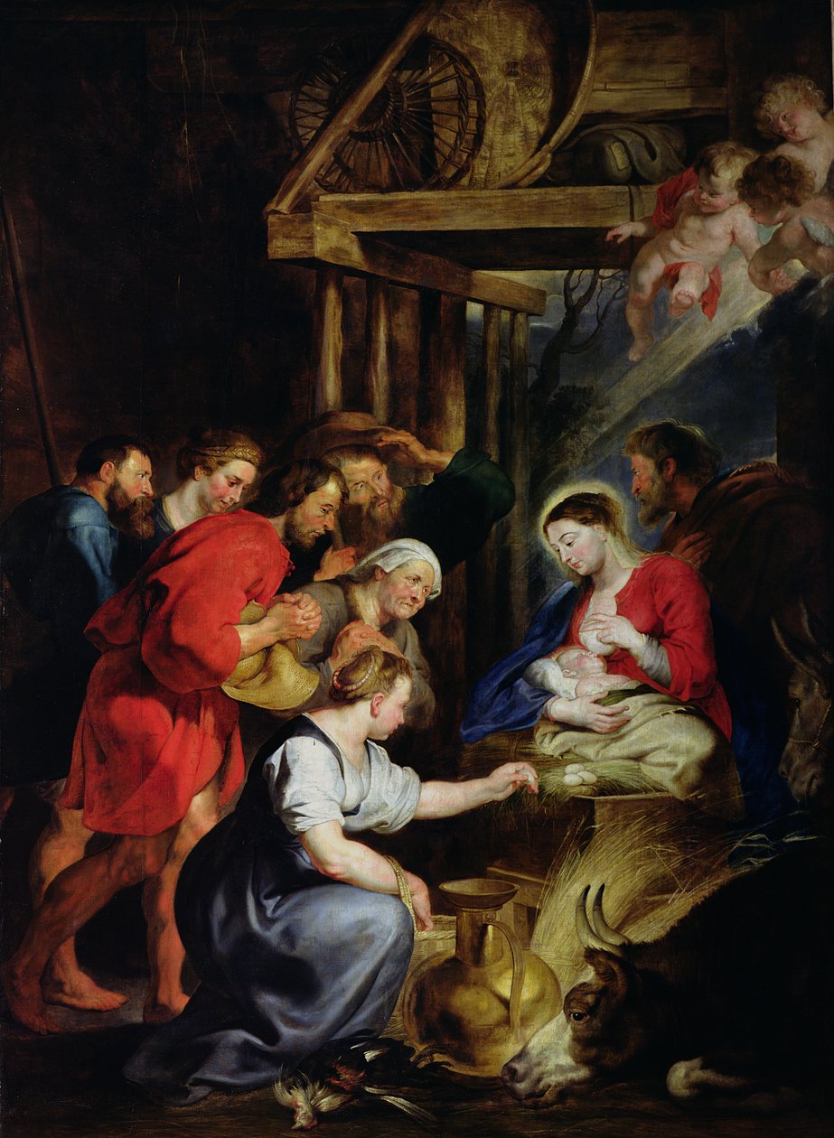 Klanění pastýřů od Peter Paul Rubens