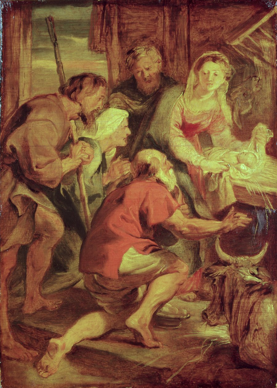 Klanění pastýřů od Peter Paul Rubens