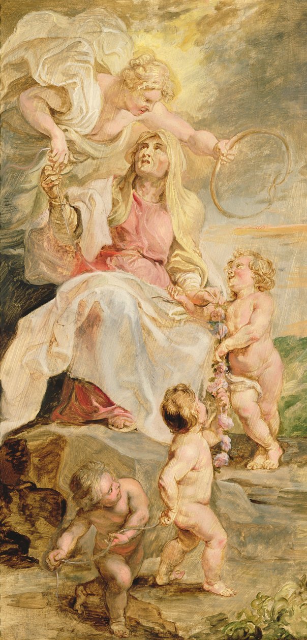 Alegorie věčnosti, kolem 1625-30 od Peter Paul Rubens