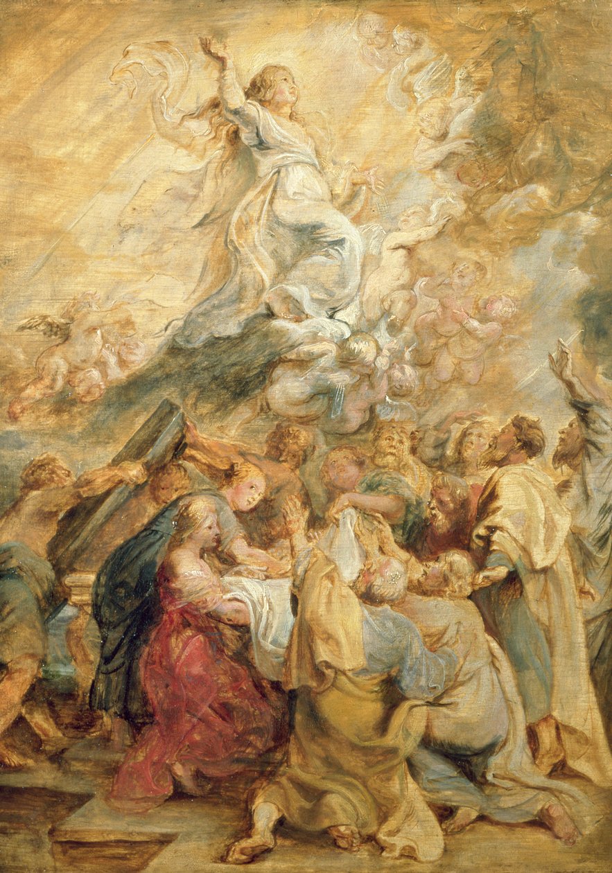 Nanebevzetí Panny Marie kolem roku 1635 od Peter Paul Rubens