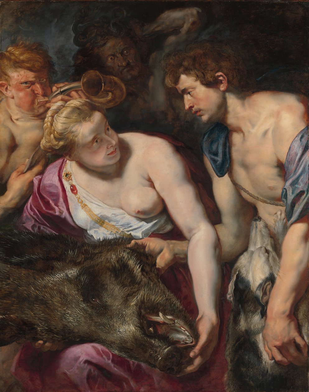 Atalanta a Meleager, kolem 1616 od Peter Paul Rubens