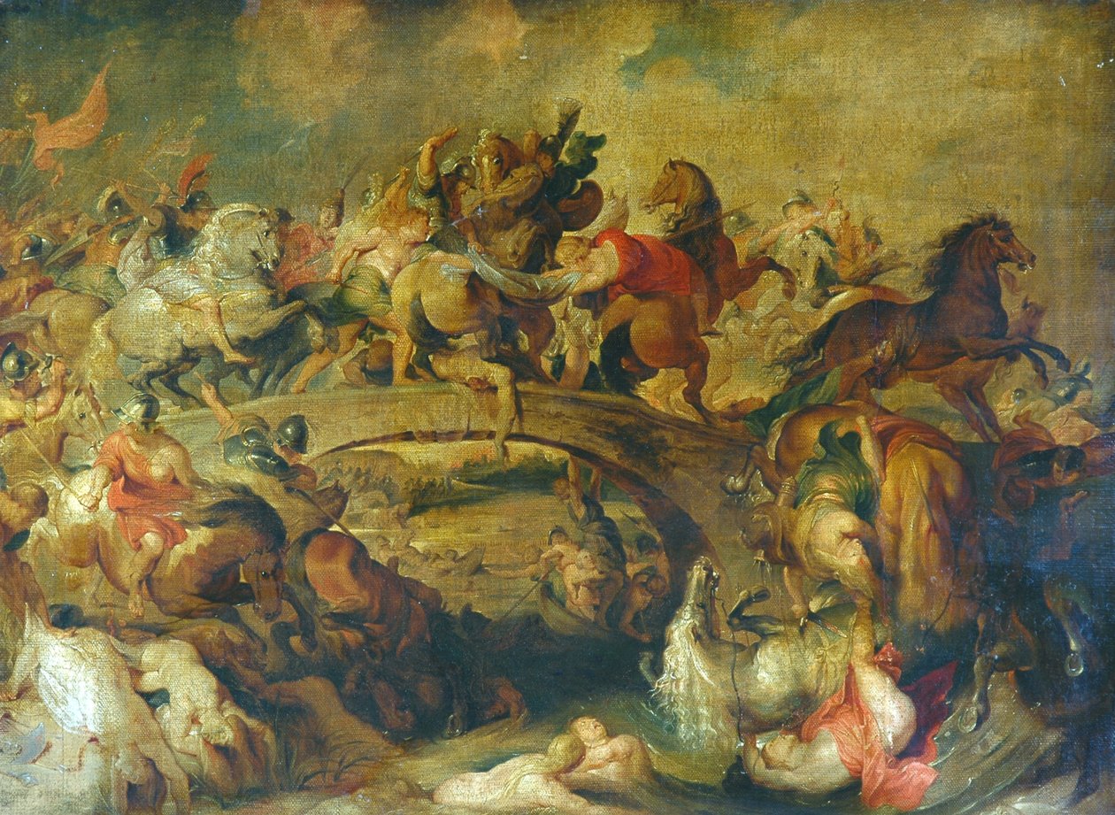 Bitva o Amazonky od Peter Paul Rubens