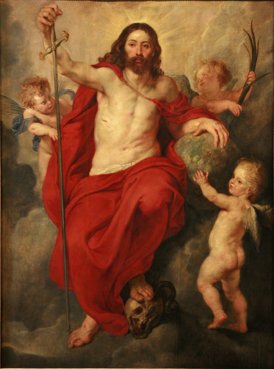 Kristus vítězí nad smrtí a hříchem od Peter Paul Rubens
