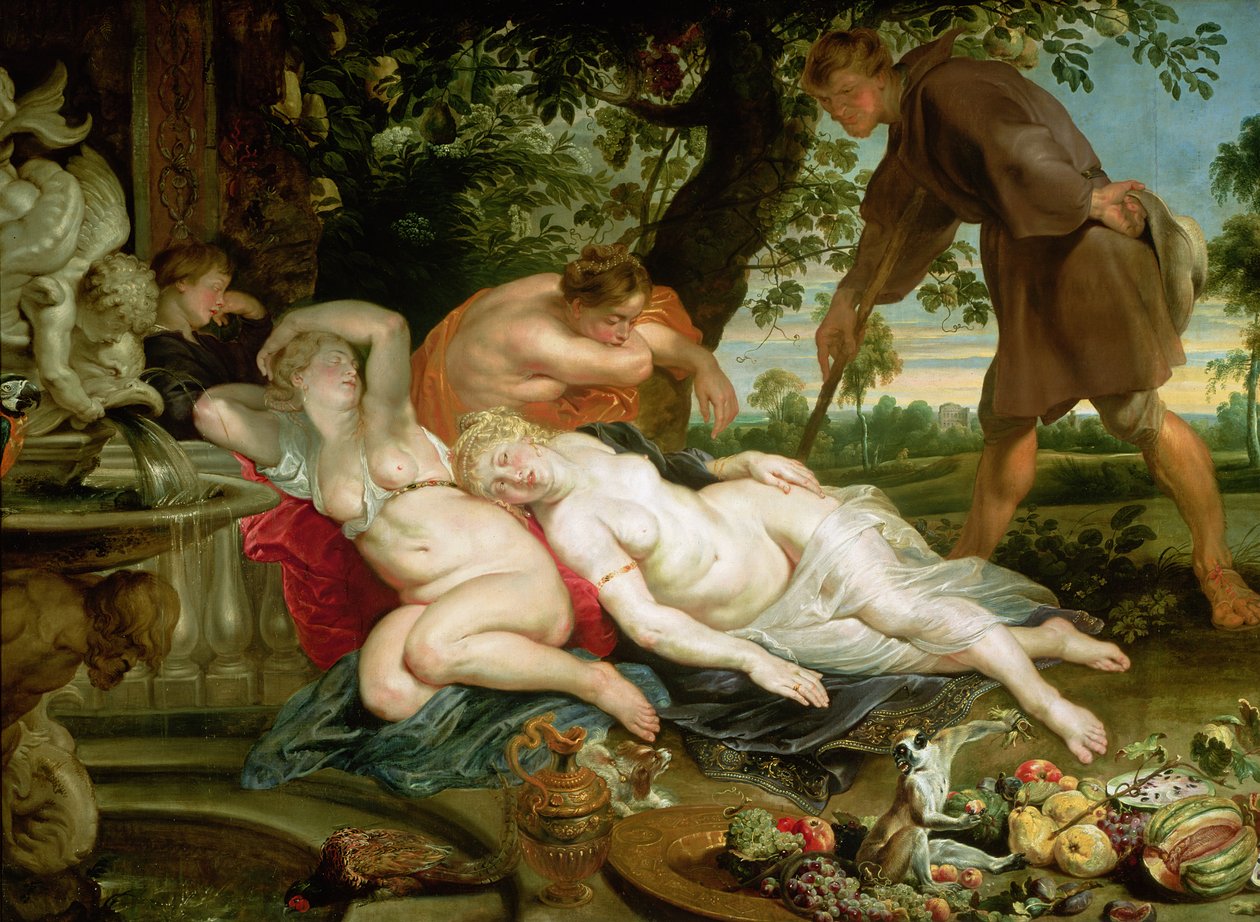 Cimon a Ifigenie, 1617 od Peter Paul Rubens