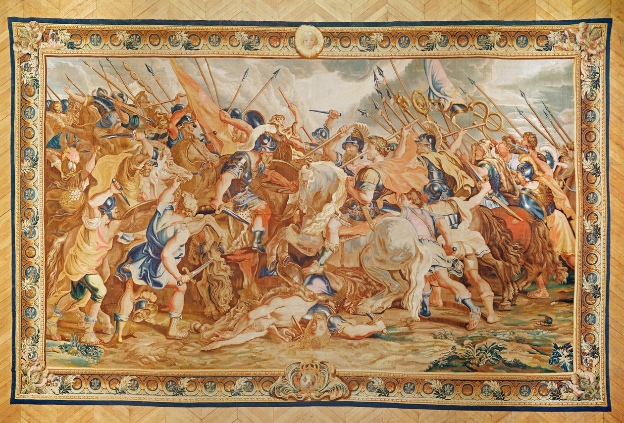 Konstantin v bitvě (tapisérie) od Peter Paul Rubens