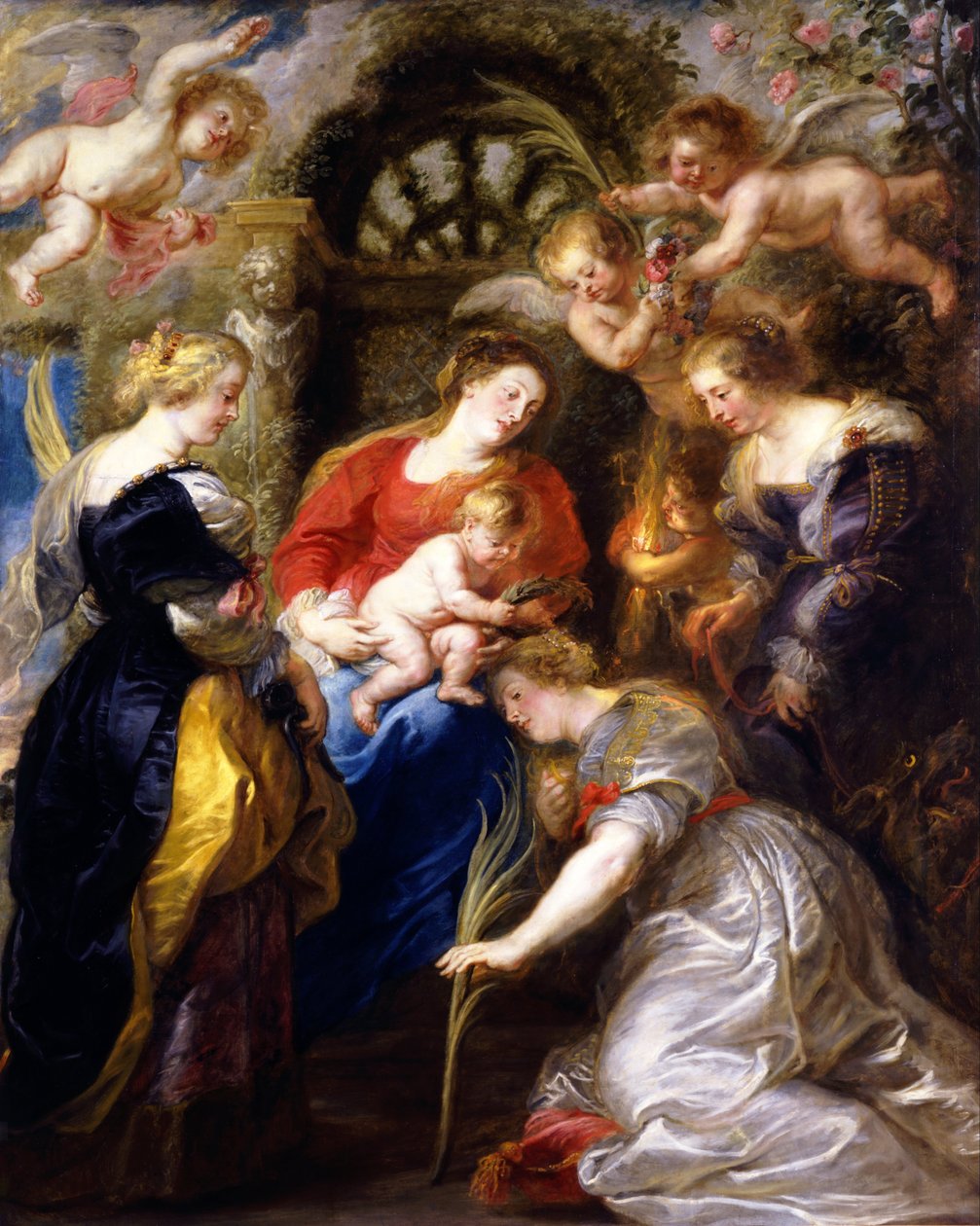 Korunování svaté Kateřiny od Peter Paul Rubens