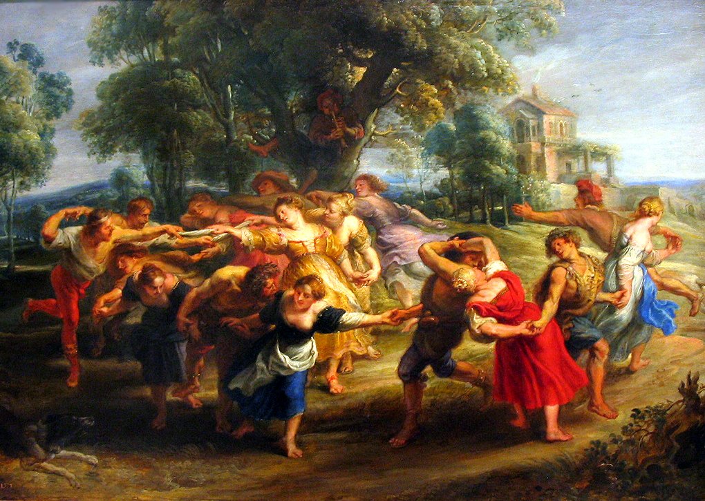 Tanec vesničanů od Peter Paul Rubens
