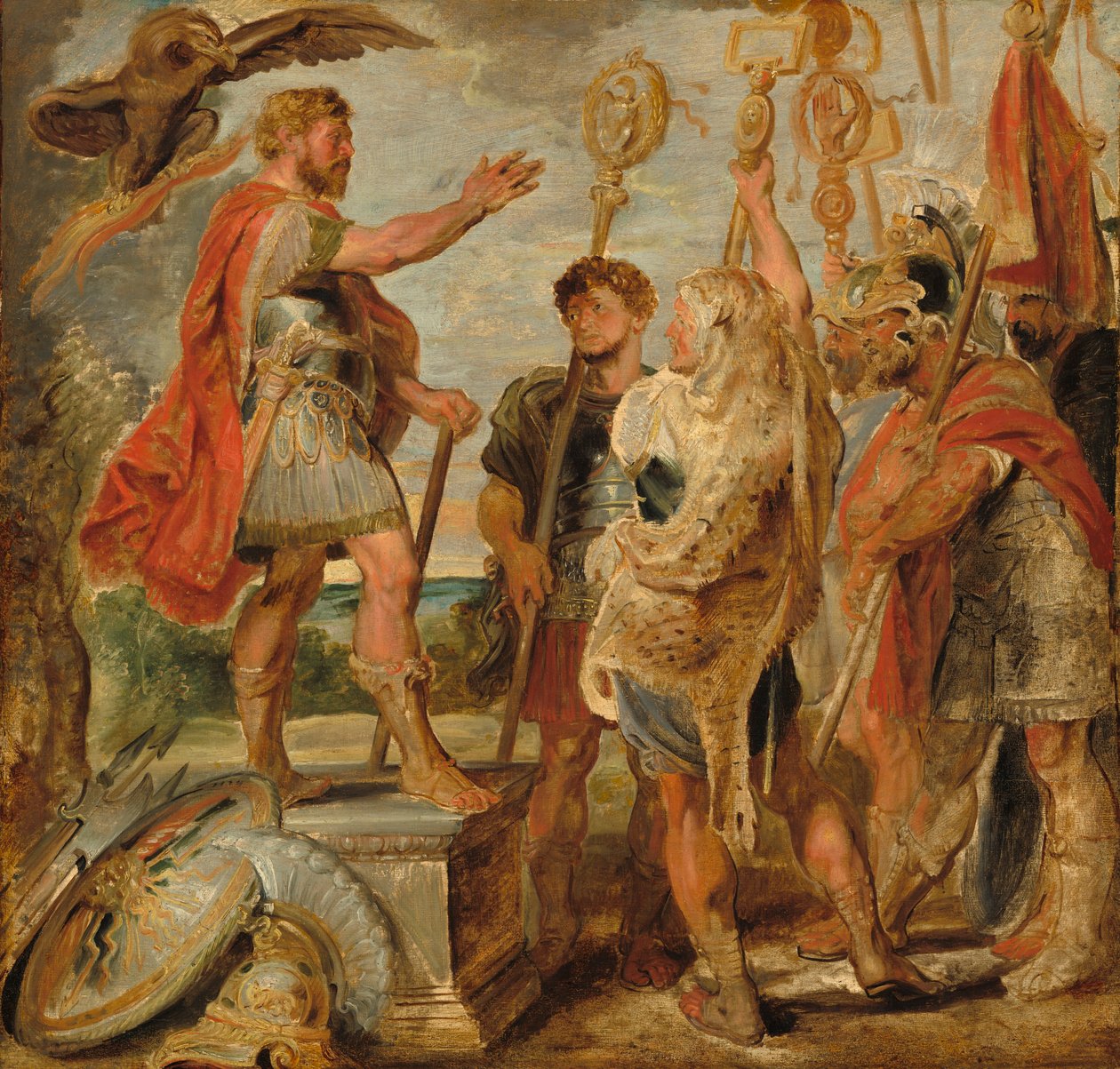 Decius Mus na adresu legií od Peter Paul Rubens