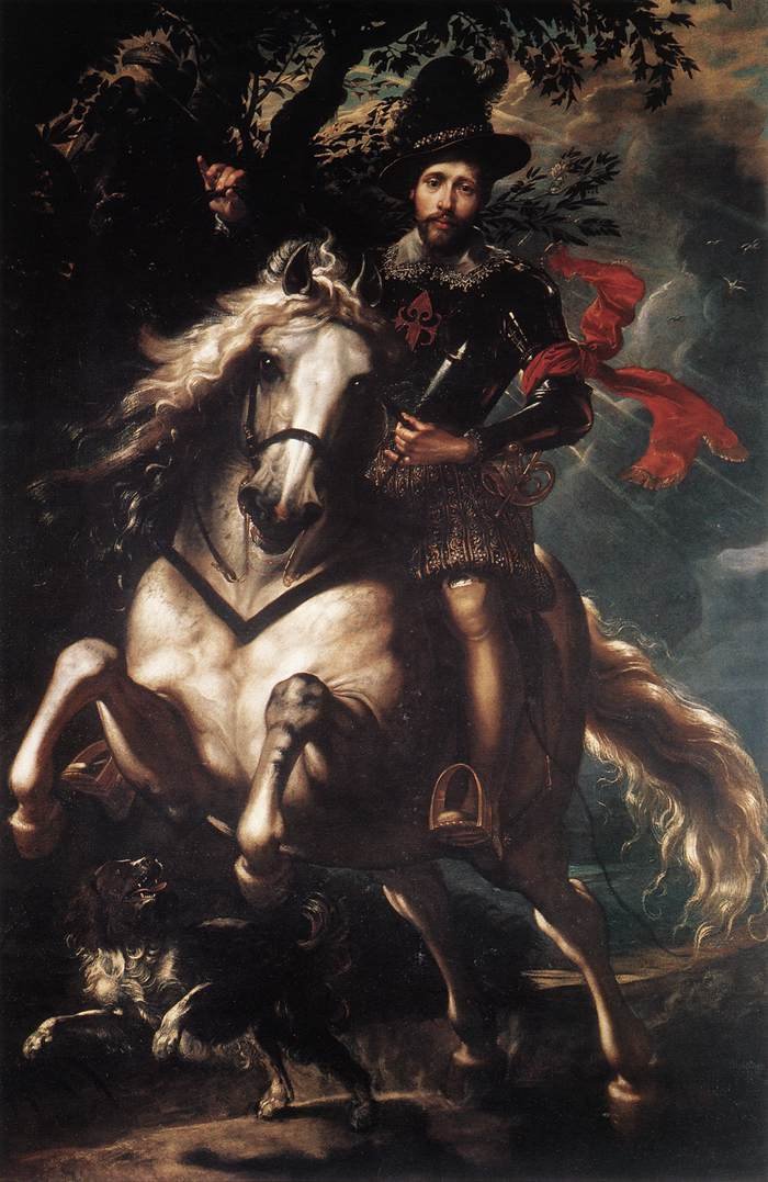 Jezdecký portrét Giancarla Doria od Peter Paul Rubens