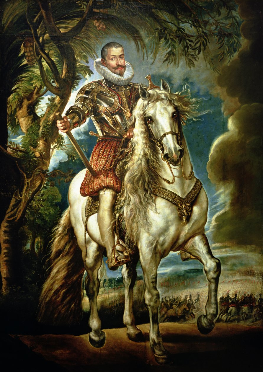 Jezdecký portrét vévody z Lermy (1553-1625) 1603 od Peter Paul Rubens