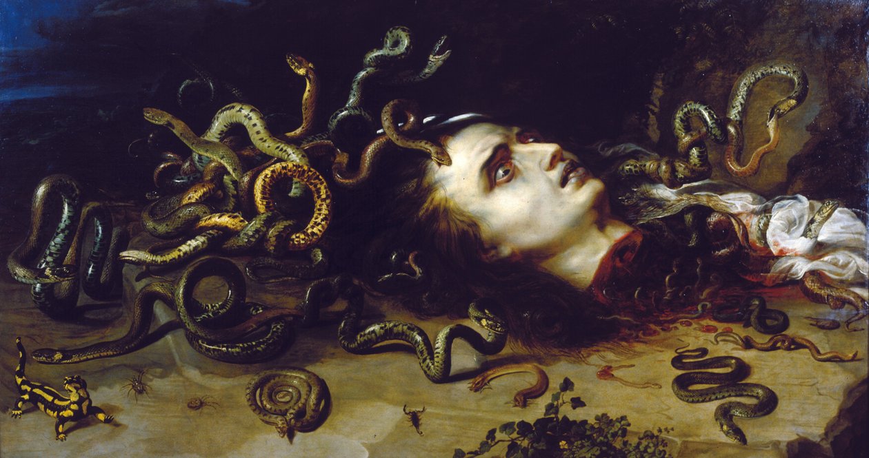 Vedoucí Medúzy od Peter Paul Rubens