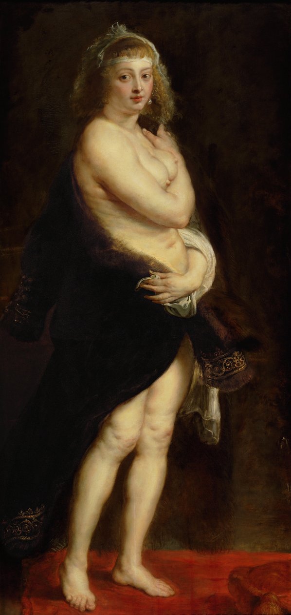 Helena Fourment v kožešinovém rouchu od Peter Paul Rubens
