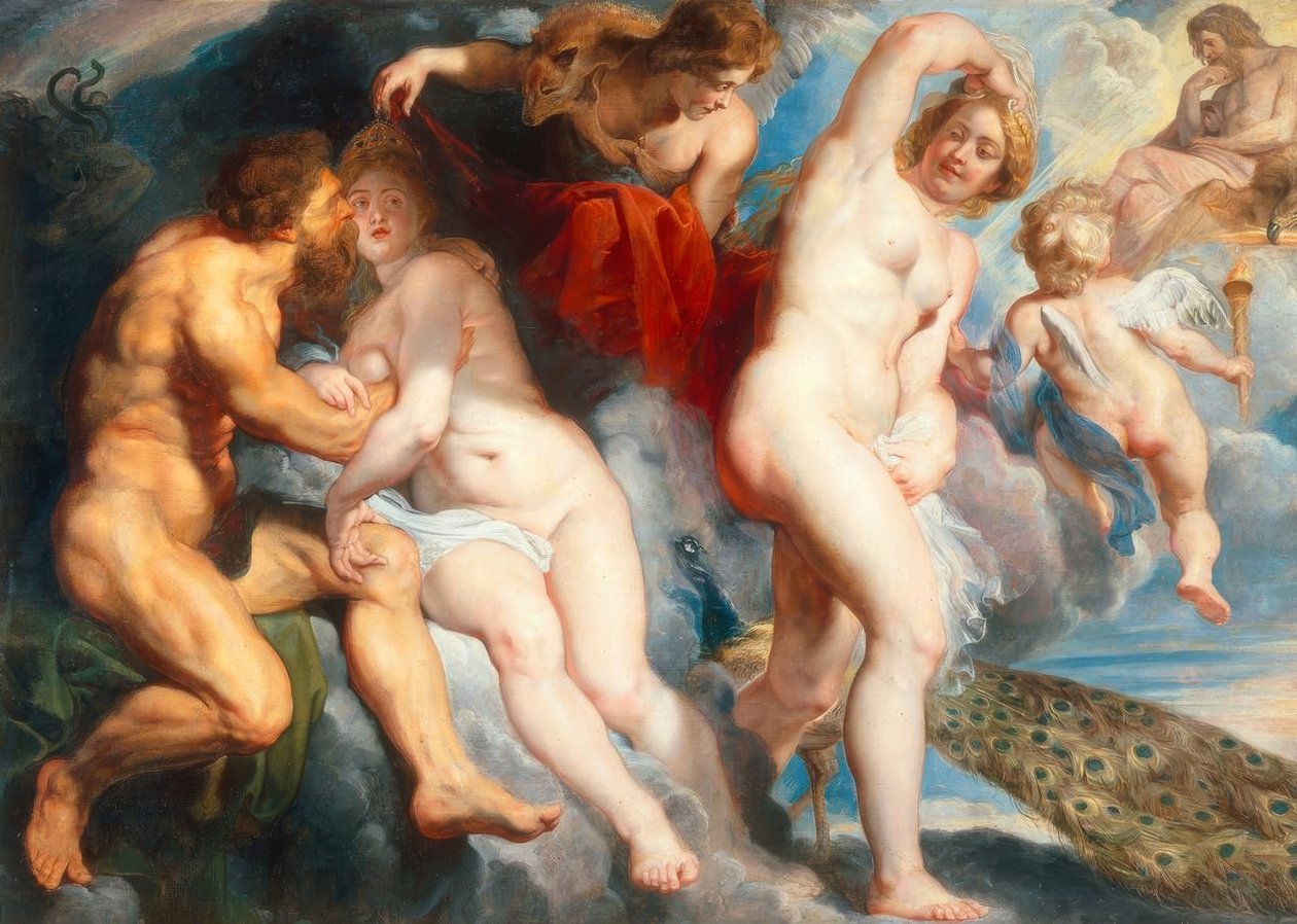 Ixion, podvedený Juno od Peter Paul Rubens