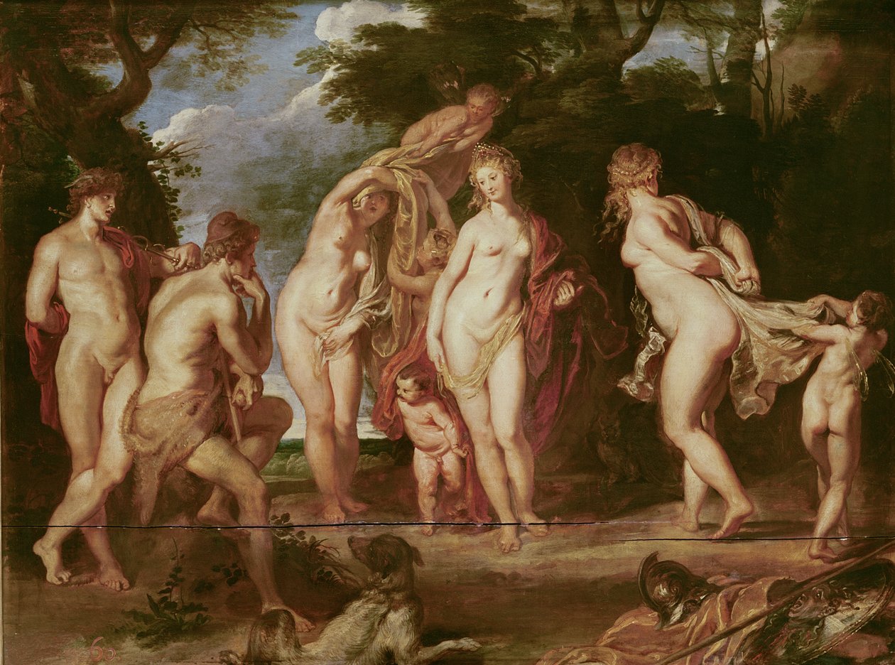 Soud v Paříži, kolem roku 1605 od Peter Paul Rubens