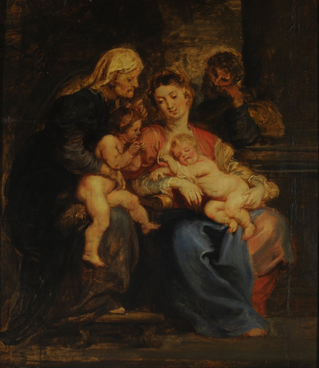 Svatá rodina se svatou Alžbětou a svatým Janem od Peter Paul Rubens