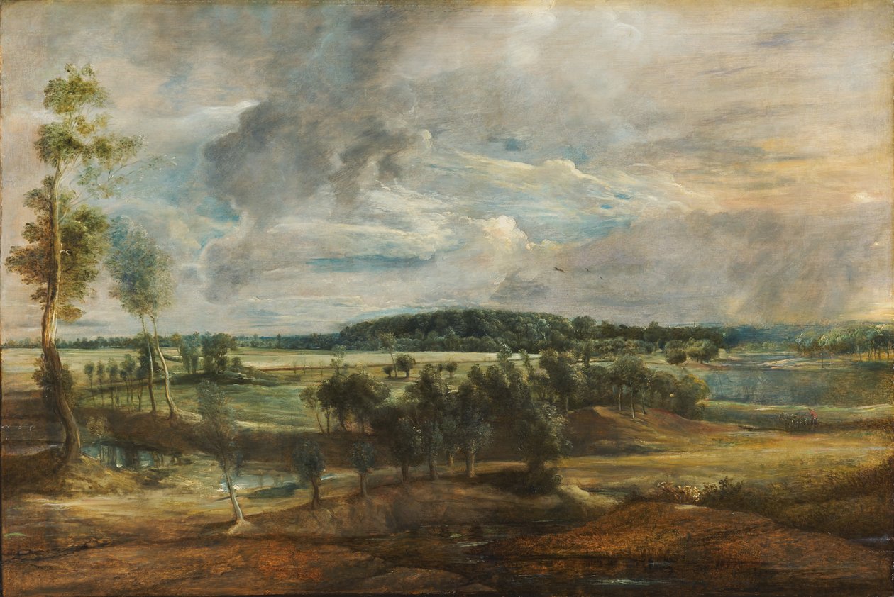 Krajina ve Flandrech (panel) od Peter Paul Rubens