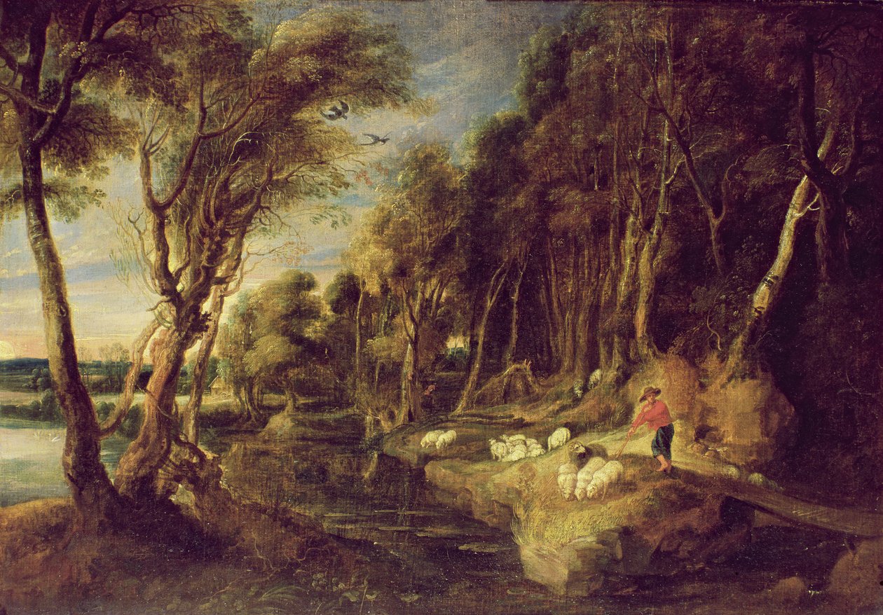 Krajina s pastýřem od Peter Paul Rubens