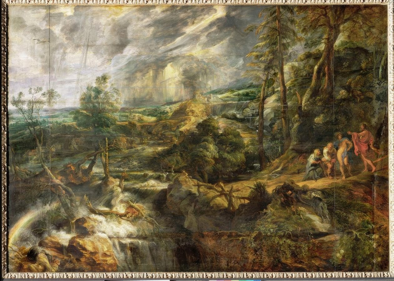 Krajina v bouřce od Peter Paul Rubens