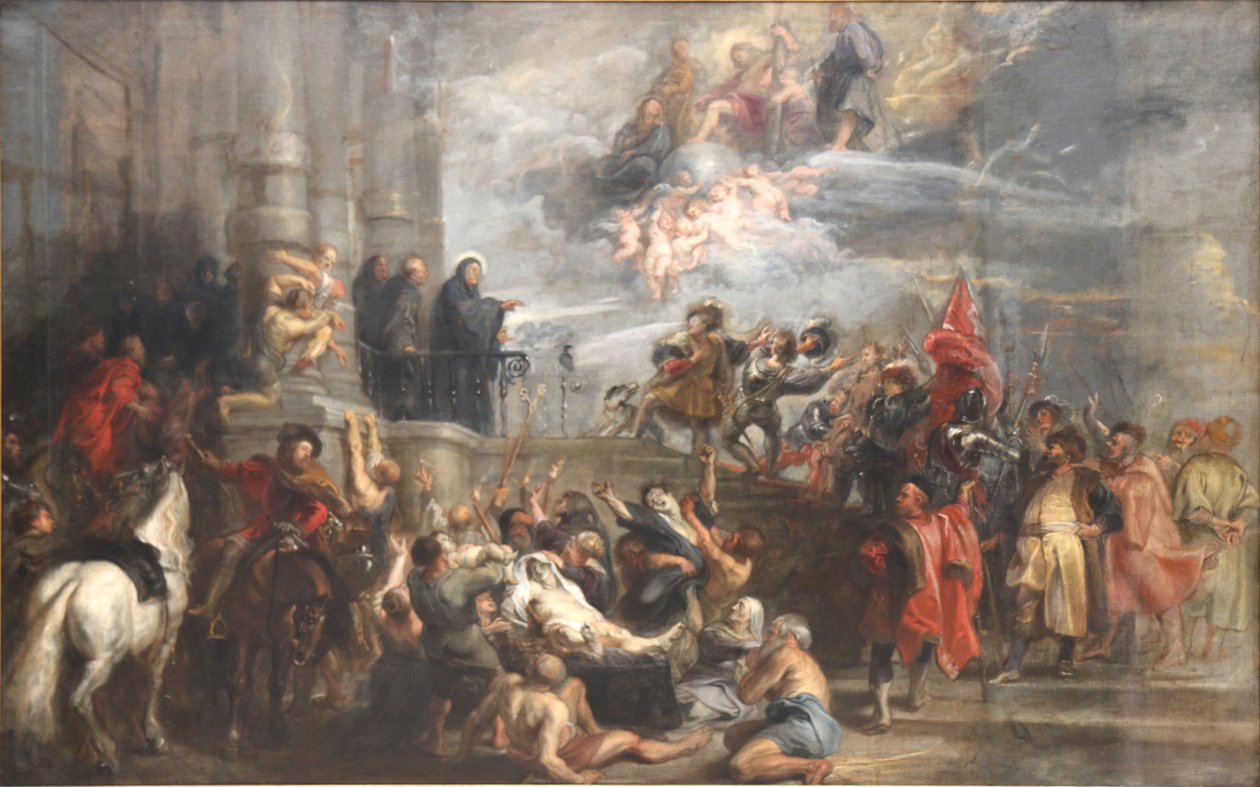 Zázraky svatého Benpîta od Peter Paul Rubens