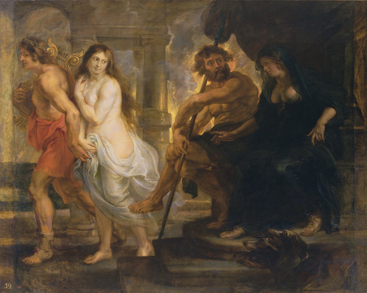 Orfeus a Eurydika od Peter Paul Rubens