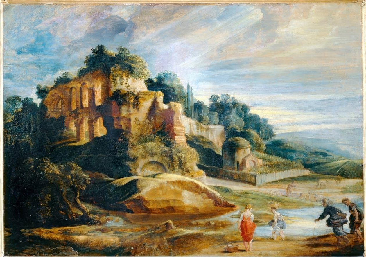 Krajina s ruinami Palatine Hill v Římě od Peter Paul Rubens