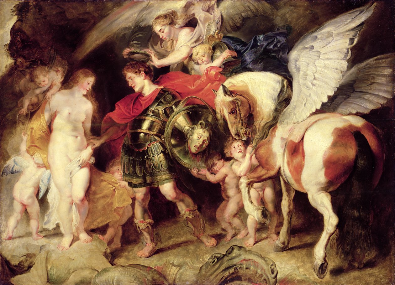 Perseus osvobozující Andromedu, kolem roku 1620 od Peter Paul Rubens