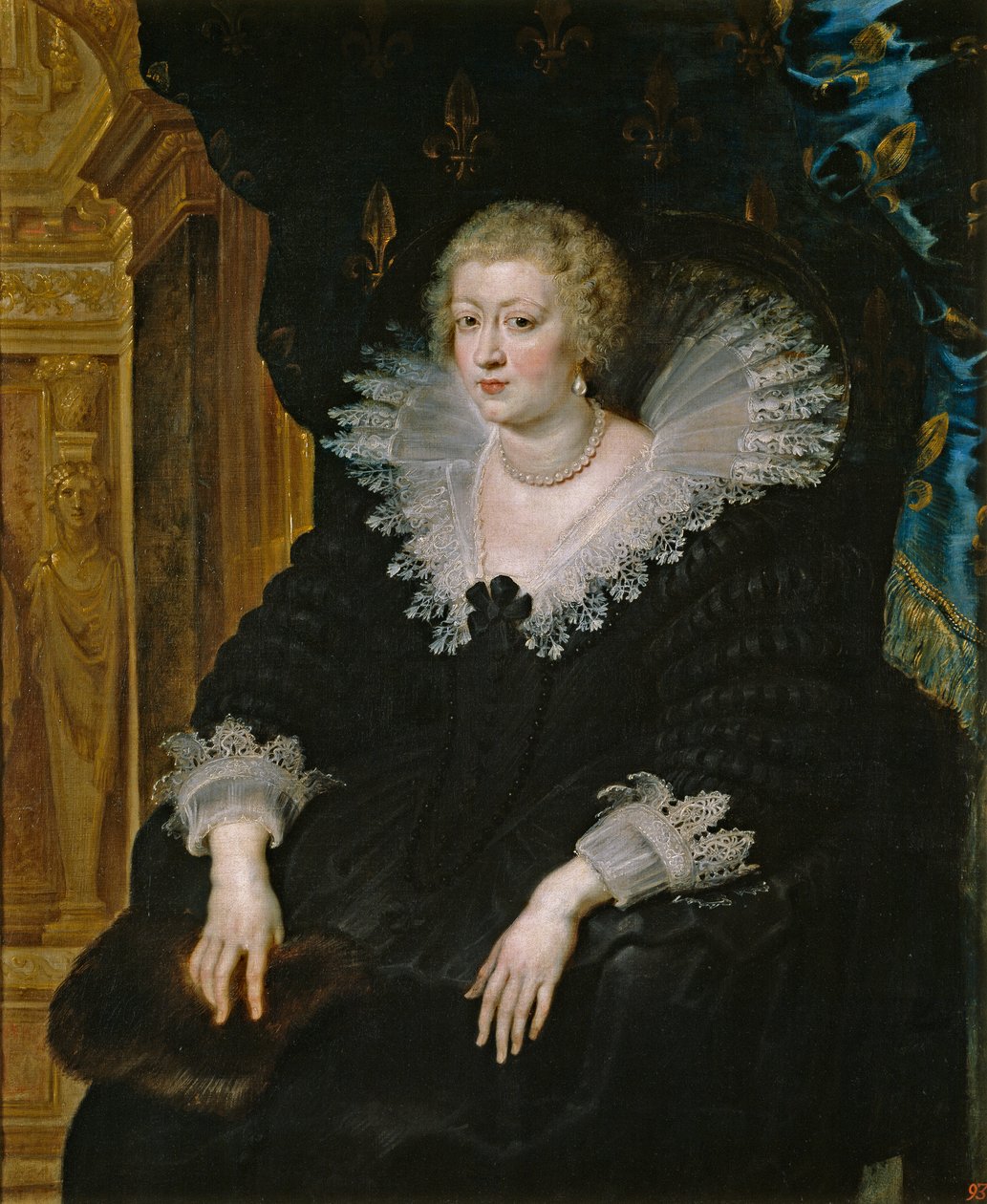 Portrét Anny Rakouské (1601-1666) od Peter Paul Rubens