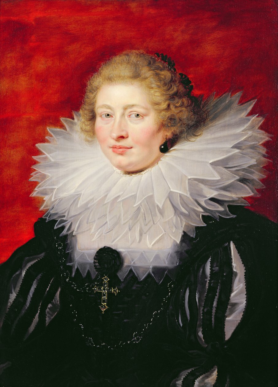 Portrét Madame de Vicq, 1625 od Peter Paul Rubens