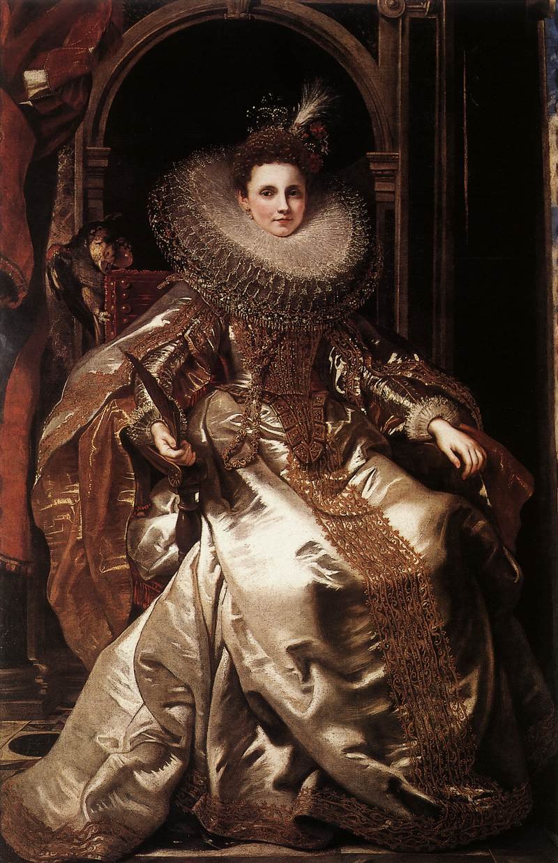 Portrét Marie Serry Pallavicino od Peter Paul Rubens