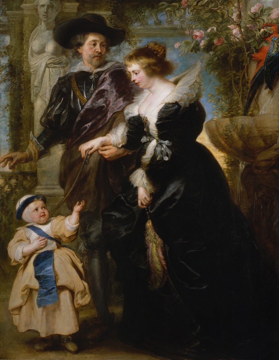 Rubens, jeho žena Helena Fourmentová a jedno z jejich dětí od Peter Paul Rubens