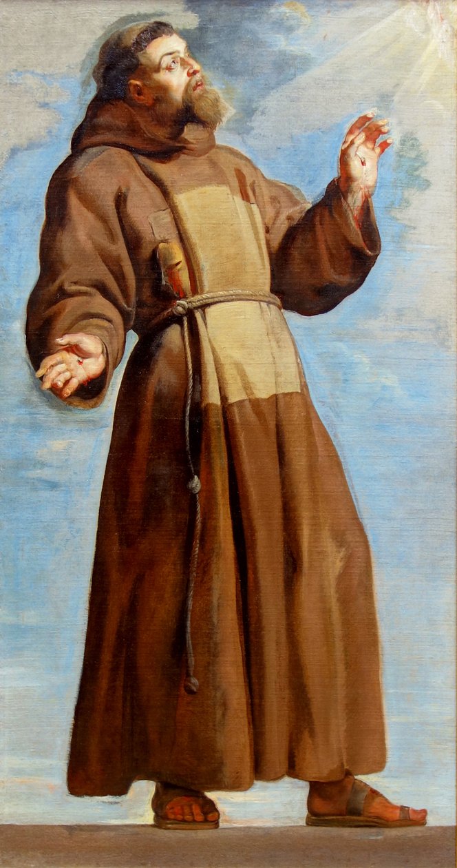 Svatý František od Peter Paul Rubens
