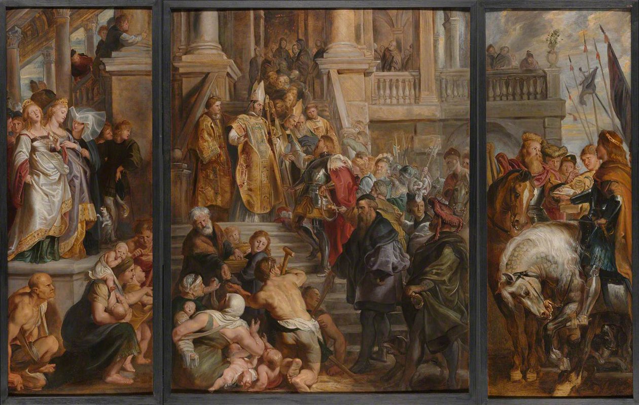 Katedrála svatého Bavo v Gentu od Peter Paul Rubens