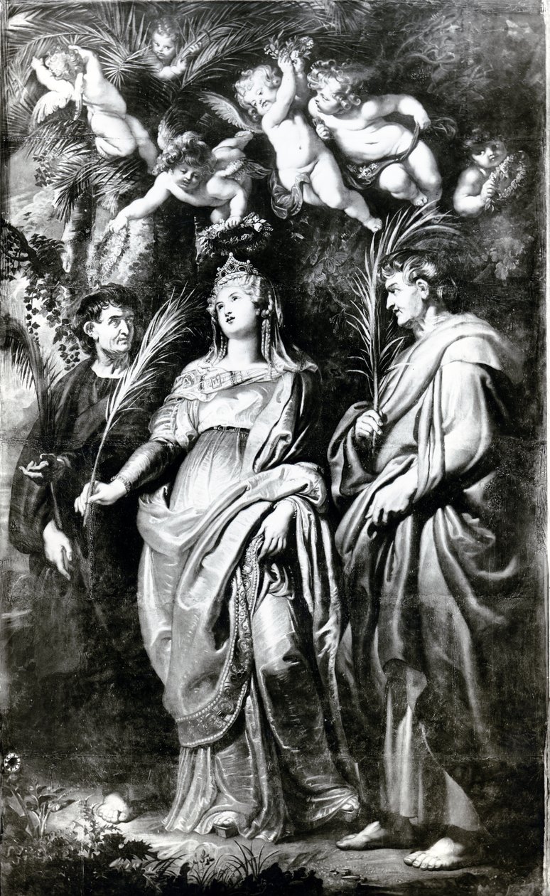 Svatá Domitilla s SS. Nereus a Achilleus, 1608 od Peter Paul Rubens