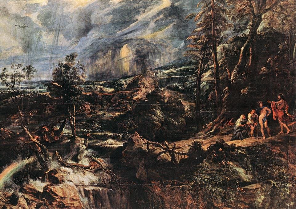 Bouřlivá krajina od Peter Paul Rubens